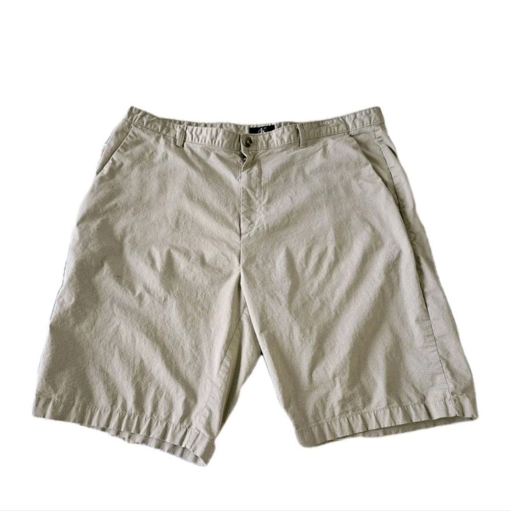 🖤Calvin Klein Men's Beige Flat Front Shorts size 40 🖤